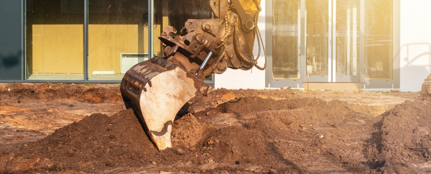 excavation of ground dirt in the sun courtland ms